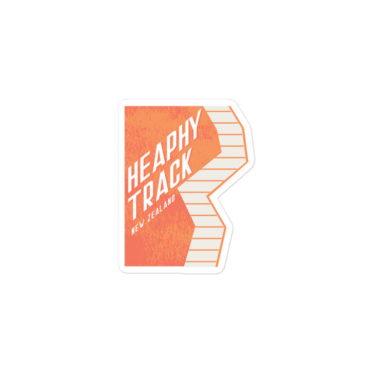 Heaphy Track - New Zealand Bubble-free stickers