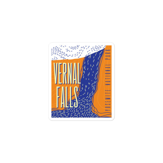 Vernal Falls - Yosemite Bubble-free stickers