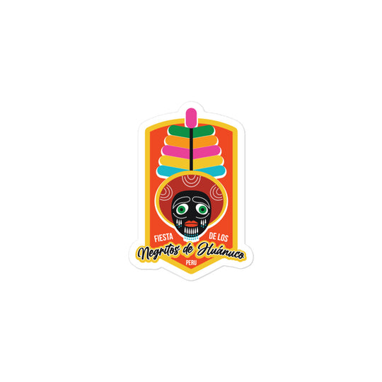 Fiesta de los Negritos de Huanuco - Peru Bubble-free stickers