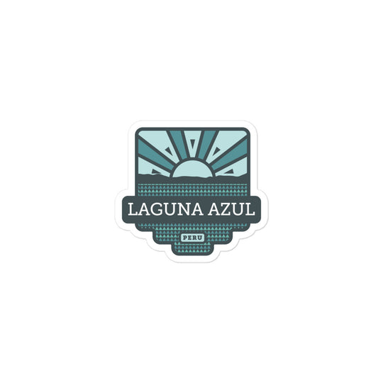 Laguna Azul – Peru Bubble-free stickers