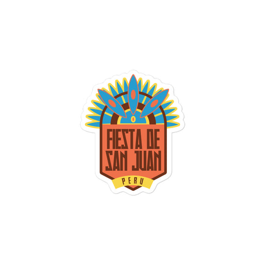 Fiesta de San Juan - Peru Bubble-free stickers