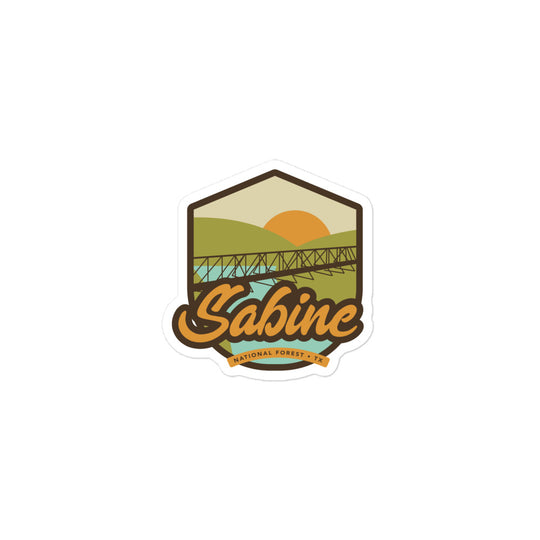 Sabine National Forest – Texas Bubble-free stickers