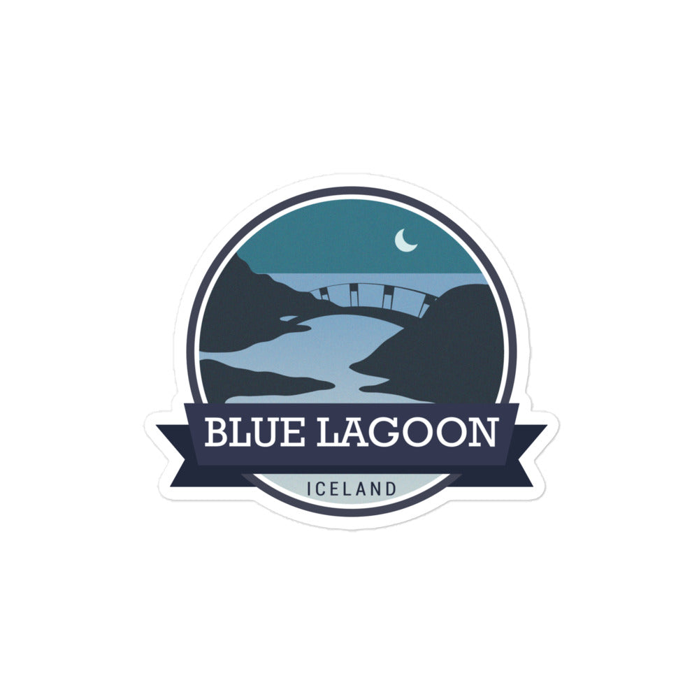 Blue Lagoon sticker