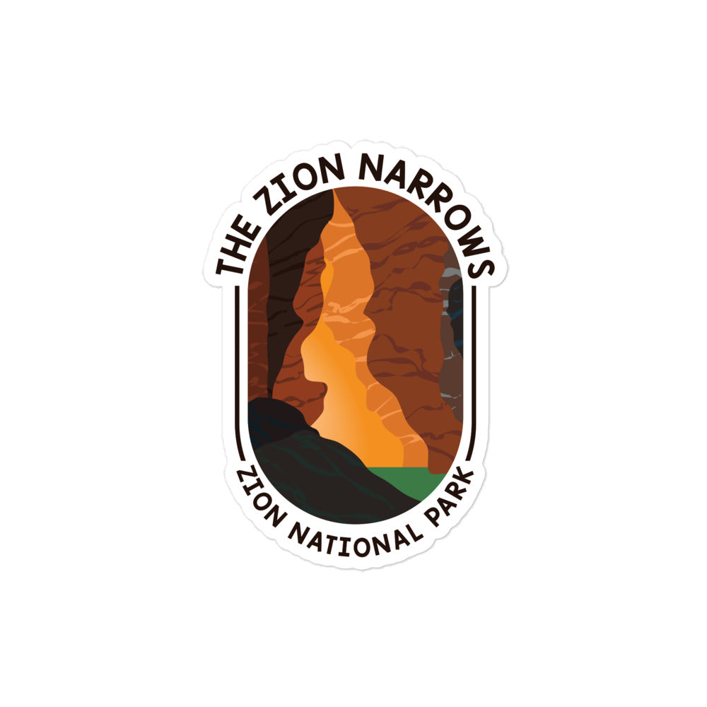 The Narrows stickers - Zion National Park