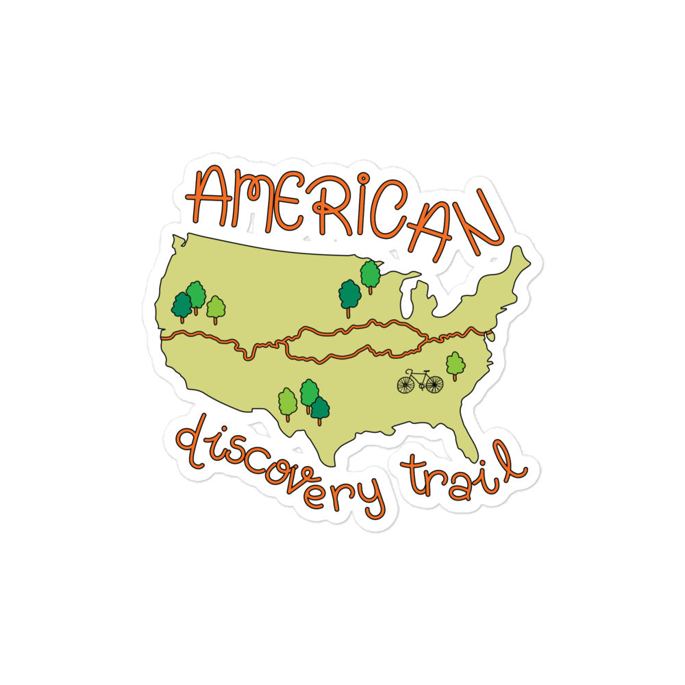 American discovery trail stickers