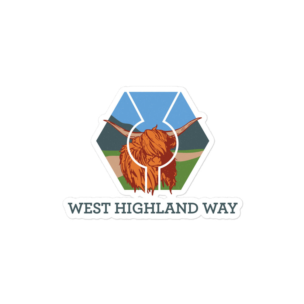 West Highland Way - Scotland Bubble-free stickers