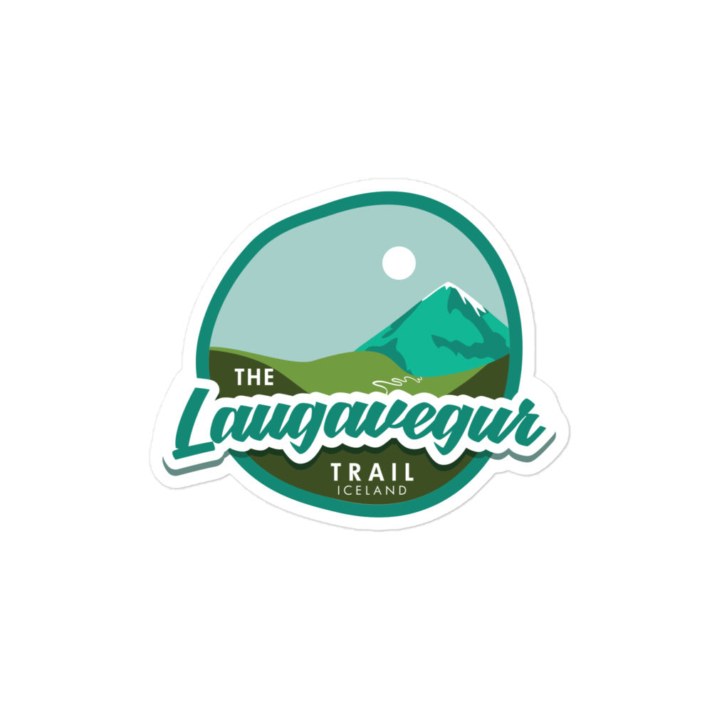 The Laugavegur Trail - Iceland Bubble-free stickers