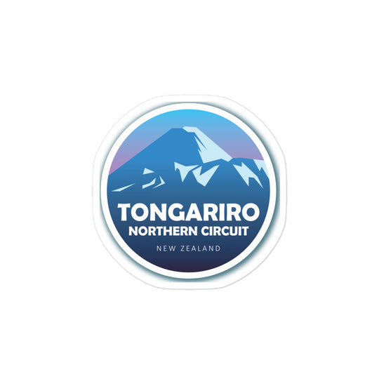 Tongariro Northern Circuit - New Zealand Bubble-free stickers