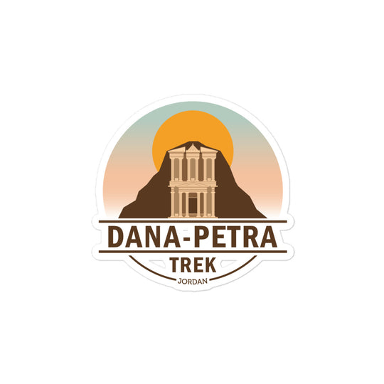 Dana to Petra Trek - Jordan Bubble-free stickers