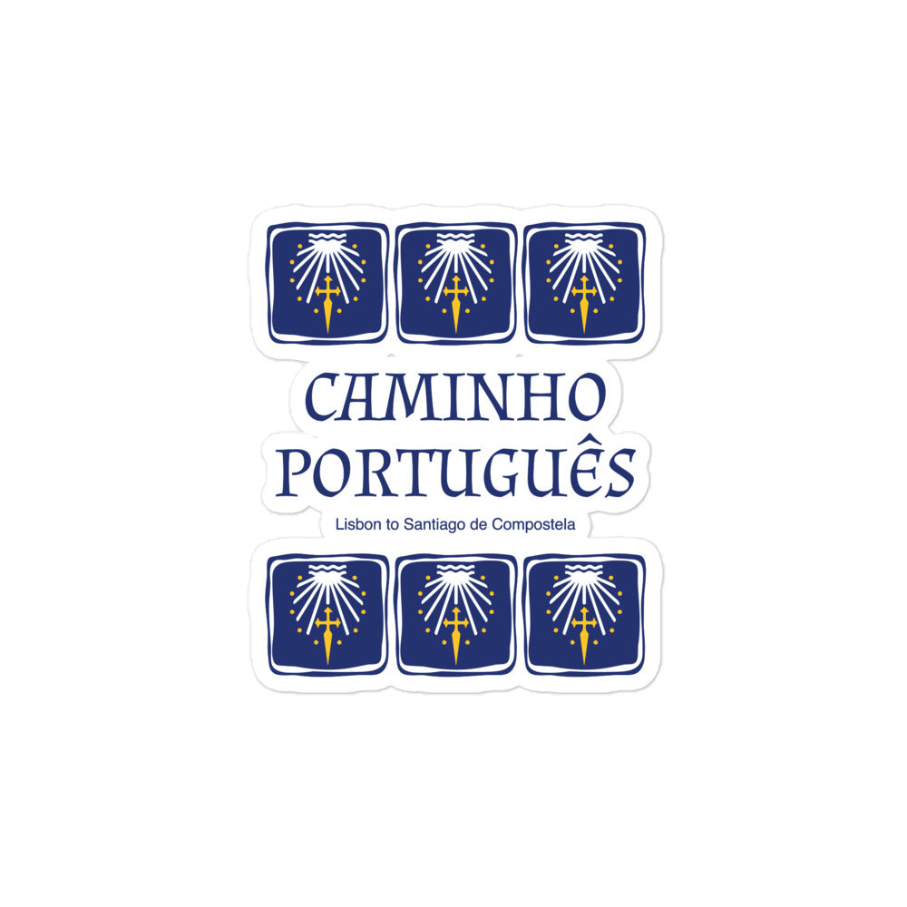 Caminho Portugues - Way of St James Portugal Bubble-free stickers