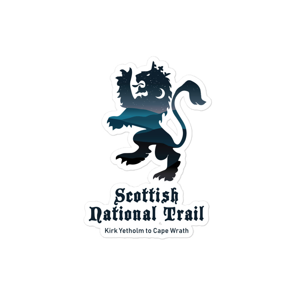 Scottish National Trail Bubble-free stickers