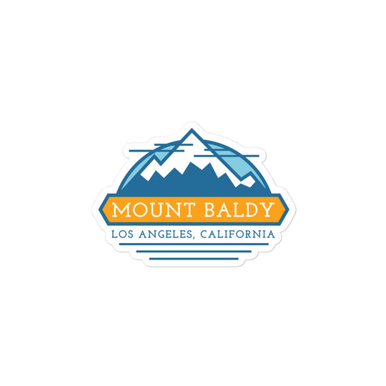 Mount Baldy - Los Angeles, California Bubble-free stickers