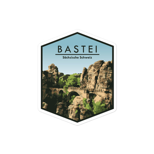 Bastei bridge - Saxon Switzerland, Germany Bubble-free stickers