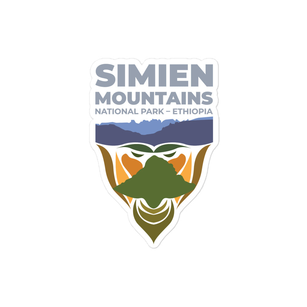 Simien Mountains - Ethiopia Bubble-free stickers