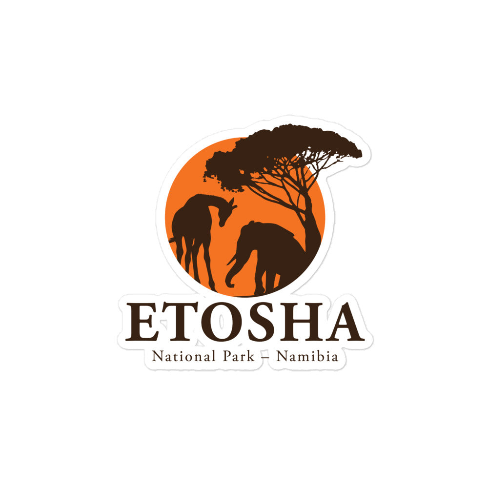 Etosha National Park - Namibia Bubble-free stickers