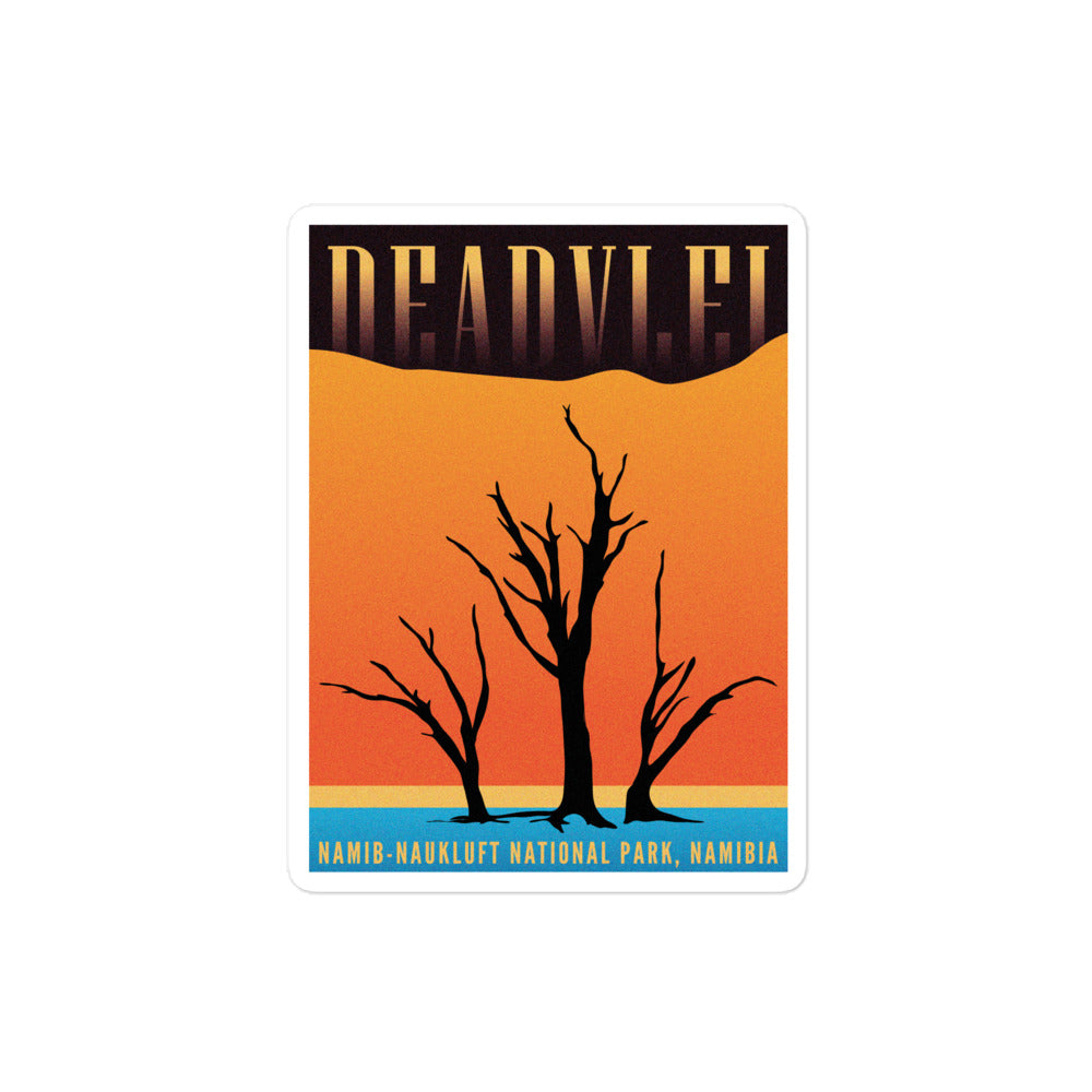 Deadvlei - Namib Naukluft Nationalpark, Namibia Bubble-free stickers