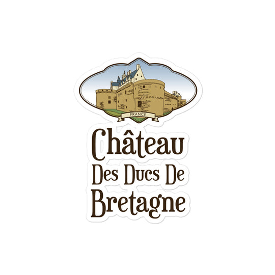 Chateau Des Ducs De Bretagne - France Bubble-free stickers