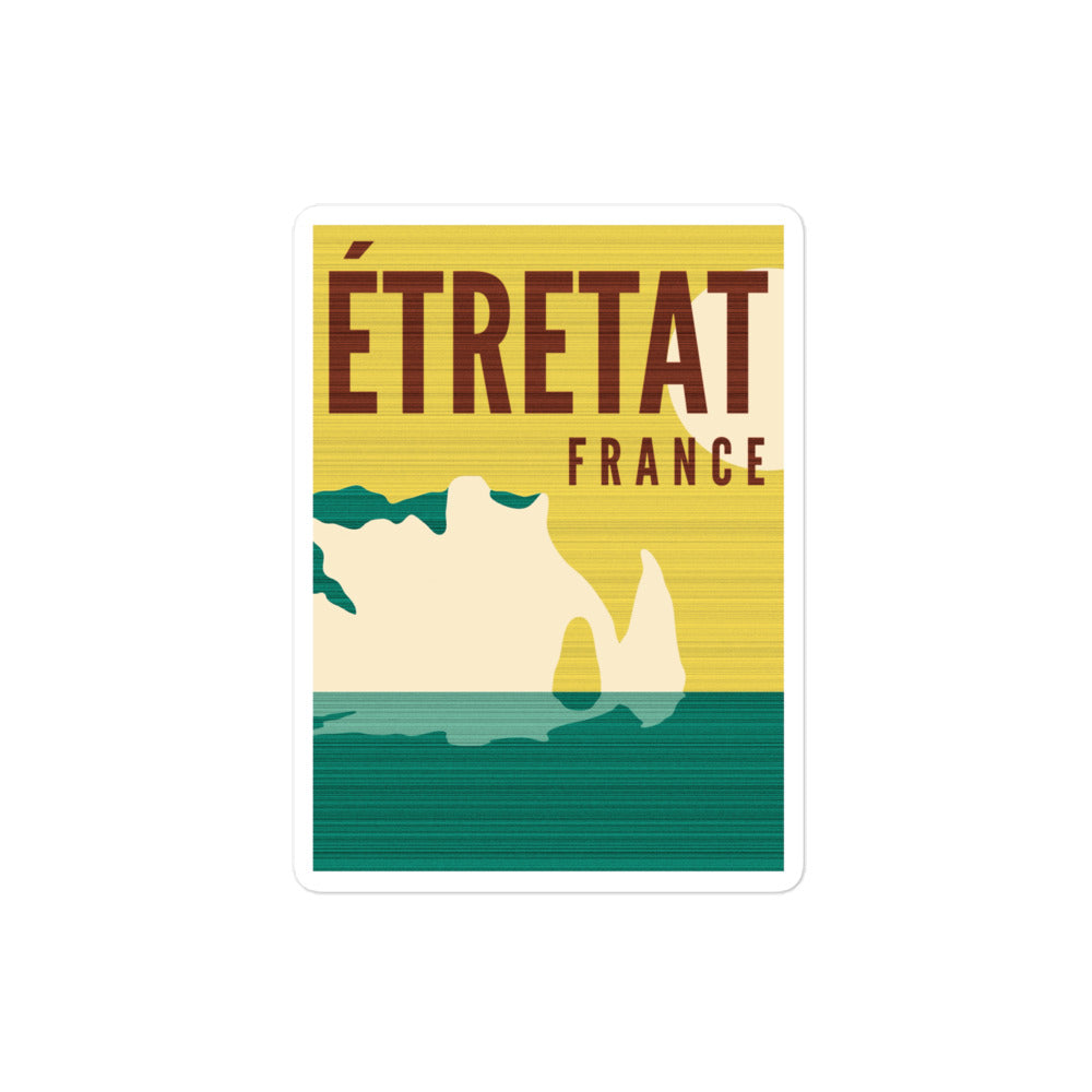 Etretat - France Bubble-free stickers