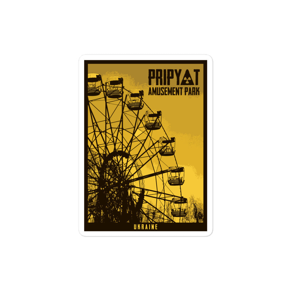 Pripyat Amusement Park - Ukraine Bubble-free stickers