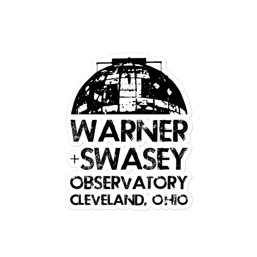 Warner and Swasey Observatory - Cleveland, Ohio Bubble-free stickers