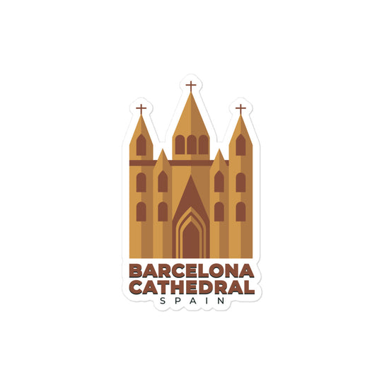 Barcelona Cathedral - Spain Bubble-free stickers