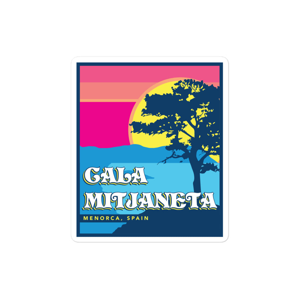 Cala Mitjaneta – Menorca, Spain Bubble-free stickers