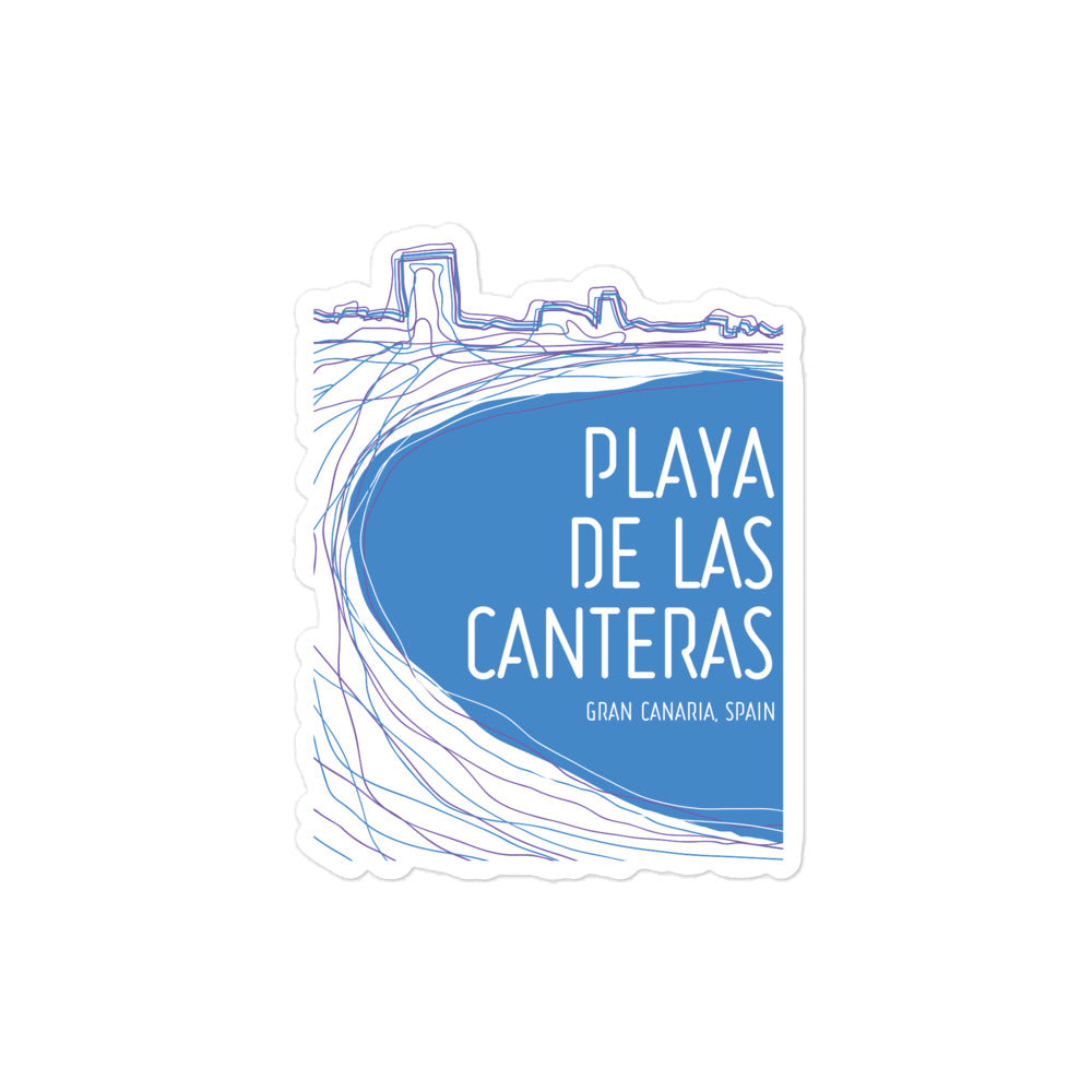 Playa de las Canteras - Gran Canaria, Spain Bubble-free stickers