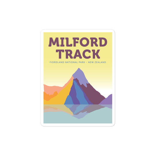 Milford Track - Fiordland National Park, New Zealand Bubble-free stickers