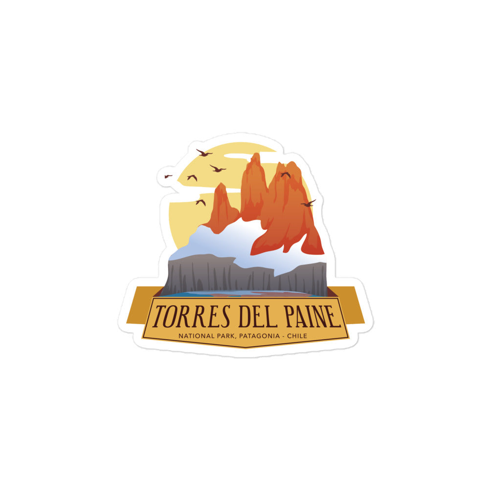 Torres del Paine Circuit - Chile Bubble-free stickers