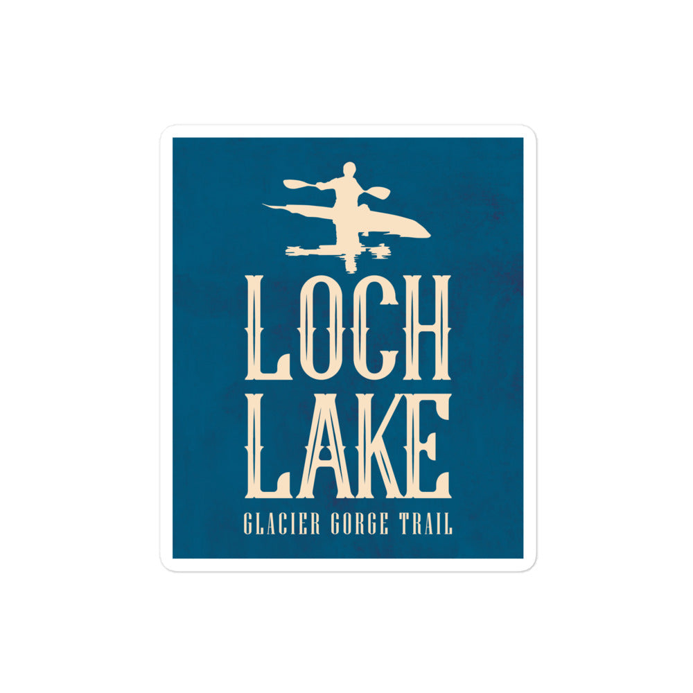 Loch Lake - Glacier Gorge Trail Bubble-free stickers