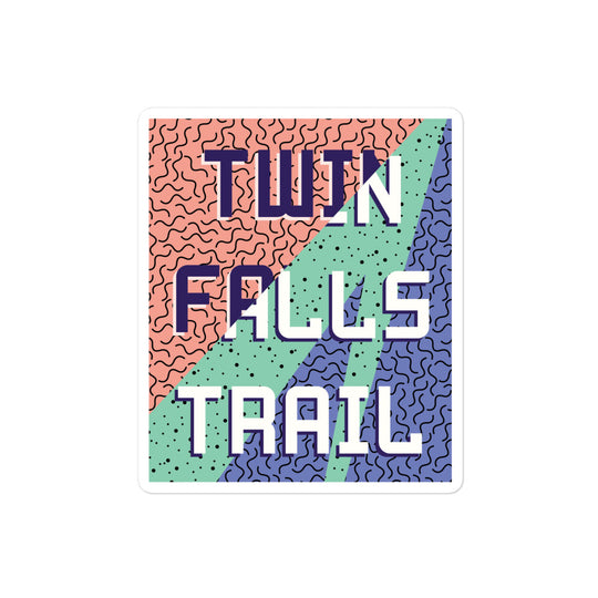 Twin Falls Trail - Washington Bubble-free stickers