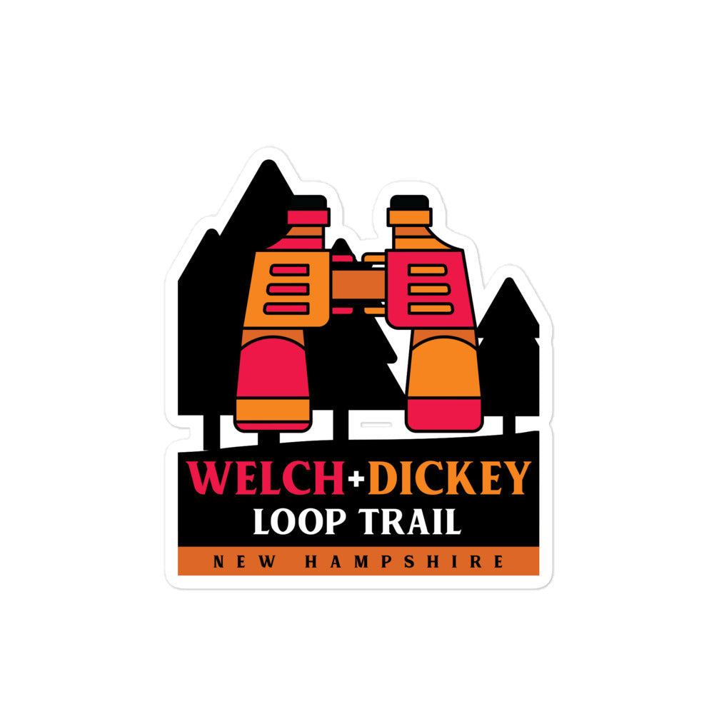 Welch and Dickey Loop Trail - New Hampshire Bubble-free stickers