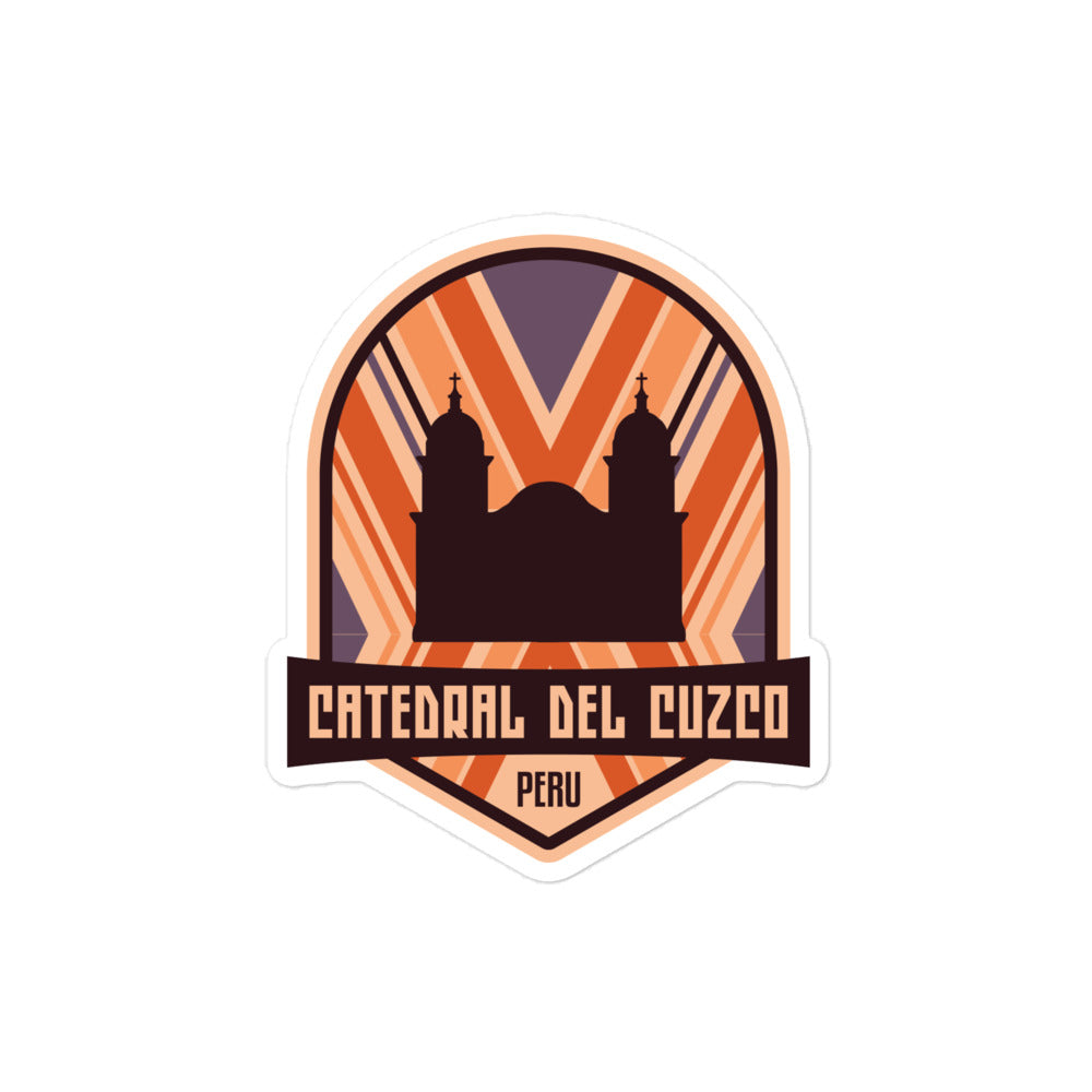 Catedral del Cuzco – Peru Bubble-free stickers