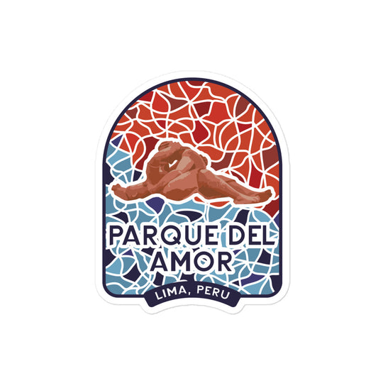 Parque del Amor – Lima, Peru Bubble-free stickers