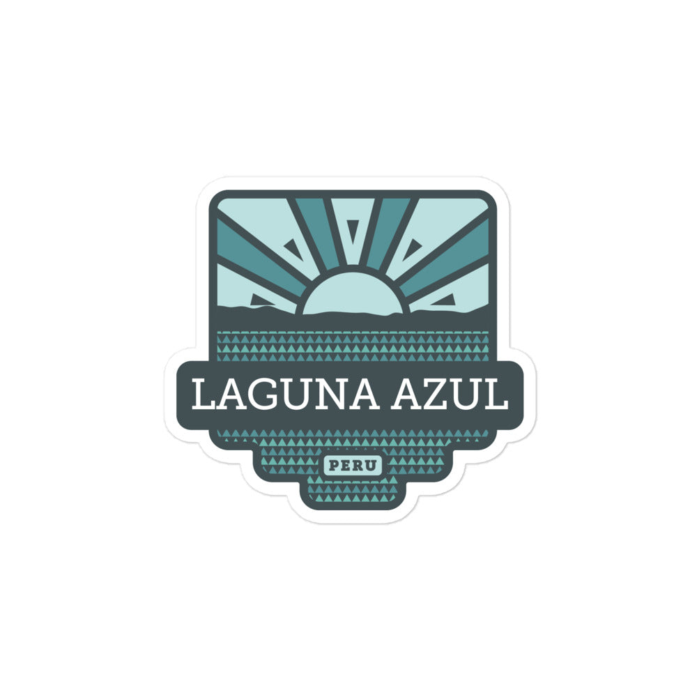 Laguna Azul – Peru Bubble-free stickers