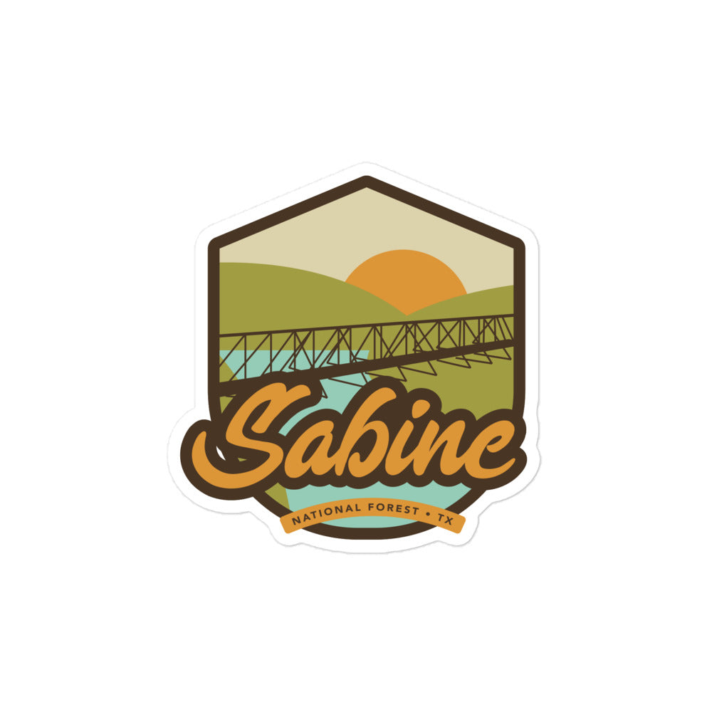 Sabine National Forest – Texas Bubble-free stickers