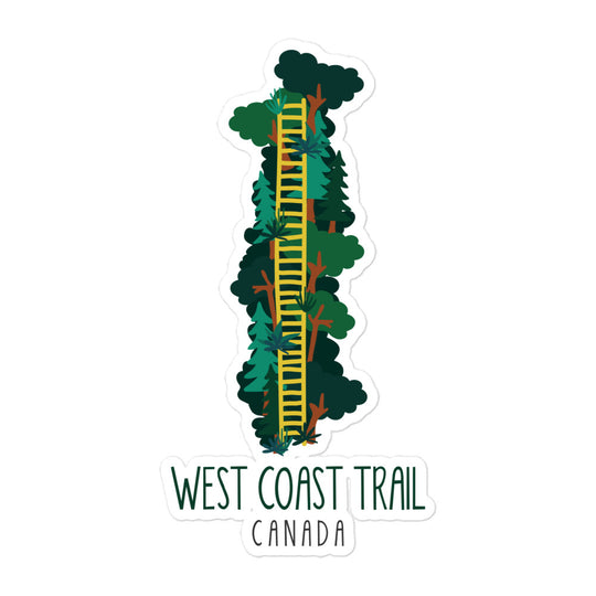 West Coast Trail - Canada Bubble-free stickers