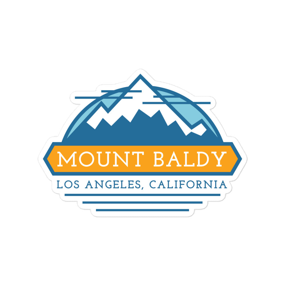 Mount Baldy - Los Angeles, California Bubble-free stickers