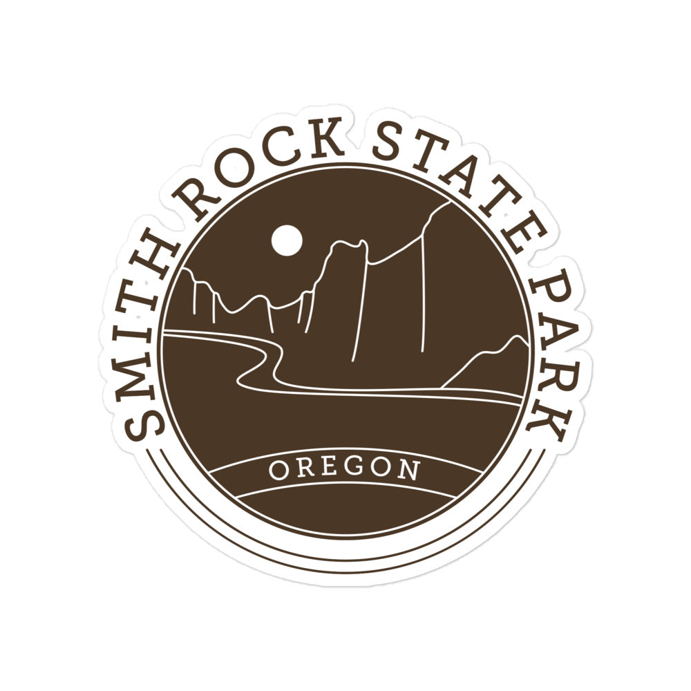 Smith Rock State Park - Oregon Bubble-free stickers