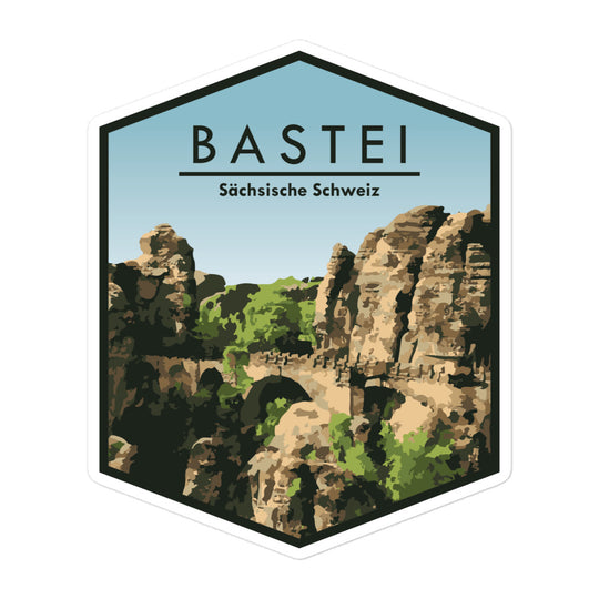 Bastei bridge - Saxon Switzerland, Germany Bubble-free stickers