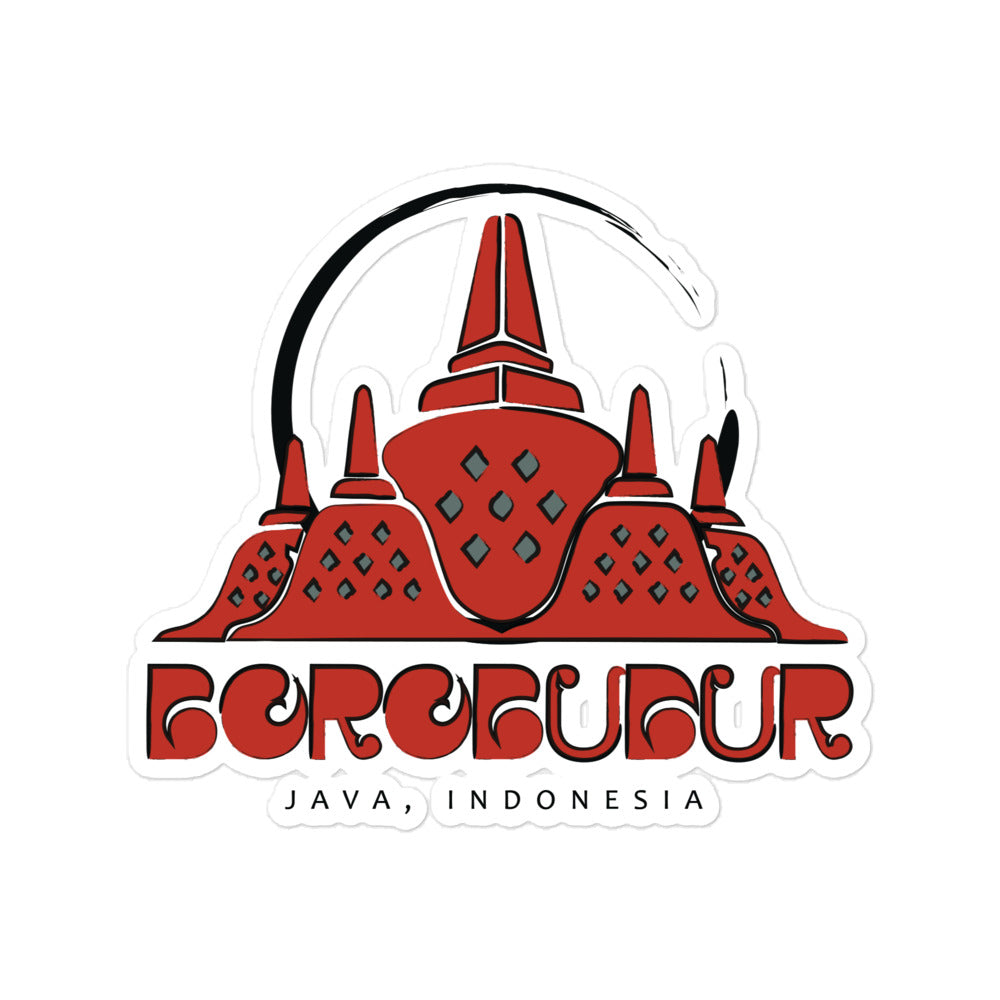 Borobudur - Java, Indonesia Bubble-free stickers