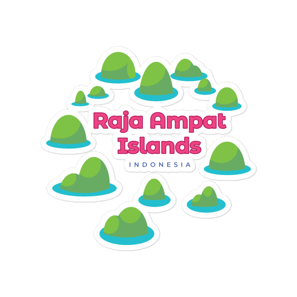 Raja Ampat Islands - Sorong, Indonesia Bubble-free stickers