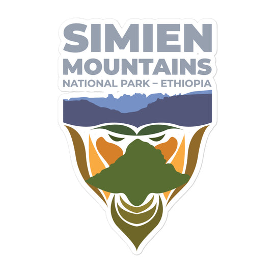 Simien Mountains - Ethiopia Bubble-free stickers