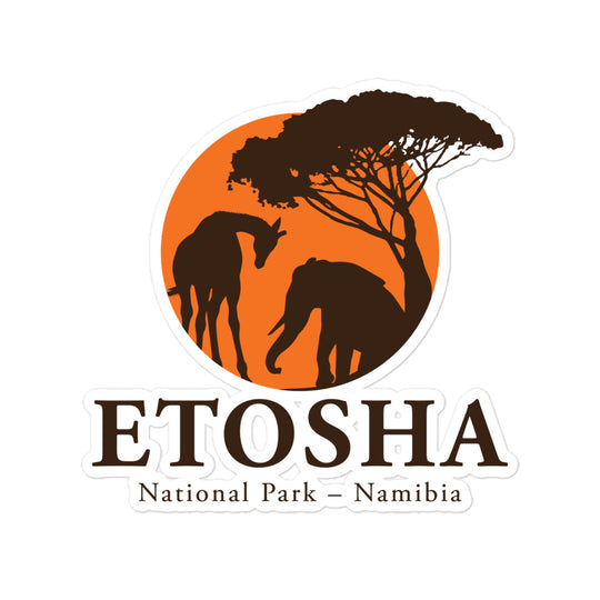 Etosha National Park - Namibia Bubble-free stickers