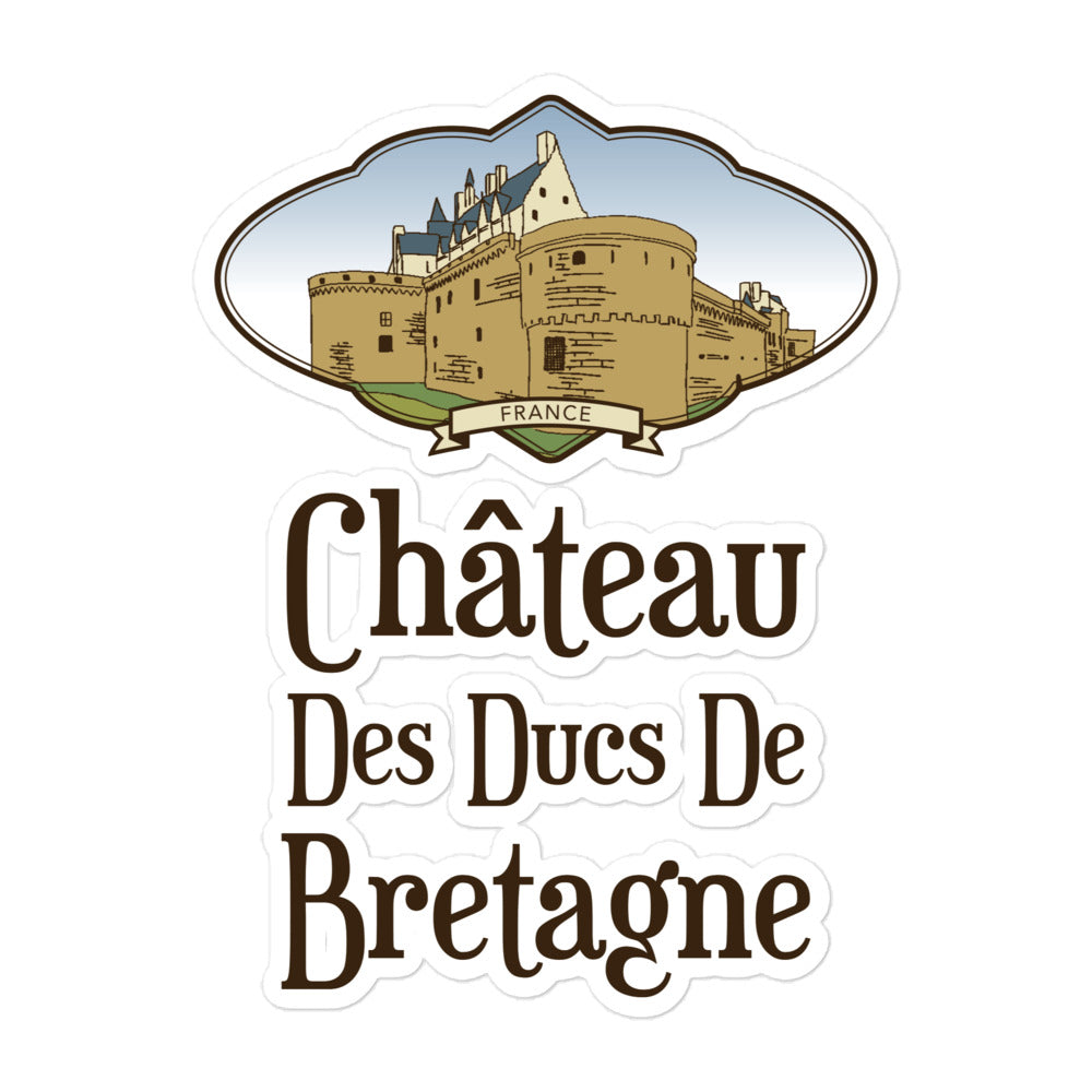 Chateau Des Ducs De Bretagne - France Bubble-free stickers