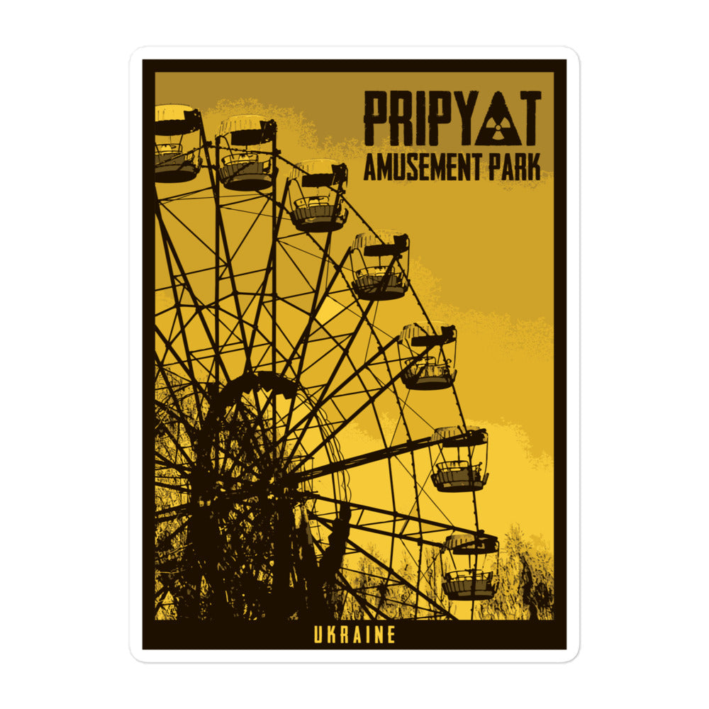 Pripyat Amusement Park - Ukraine Bubble-free stickers