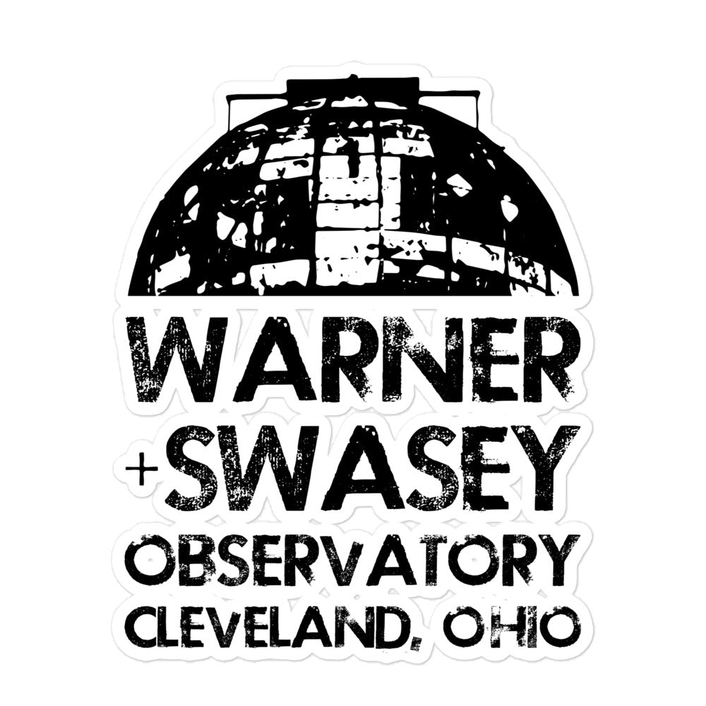 Warner and Swasey Observatory - Cleveland, Ohio Bubble-free stickers