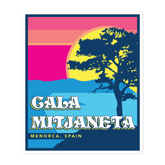 Cala Mitjaneta – Menorca, Spain Bubble-free stickers