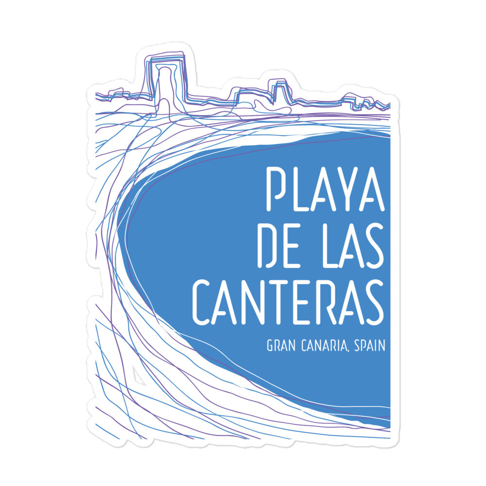 Playa de las Canteras - Gran Canaria, Spain Bubble-free stickers