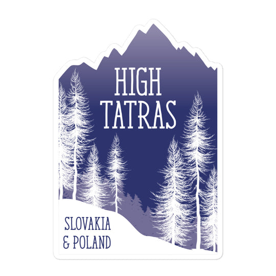 High Tatras - Slovakia, Poland Bubble-free stickers